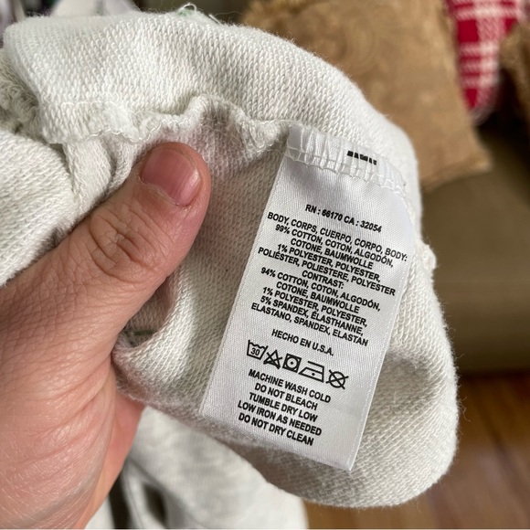 T.La Cream Peplum Sweatshirt with Rose 🌹 Accents - Picture 7 of 7